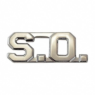 Metal Rank Insignia S.O. Nickel PR