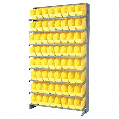 G7016 Pick Rack 12inx64inx36in Yellow