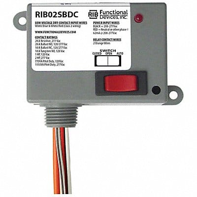 Enclosed Relay 20A SPST Override