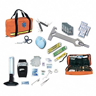 Disaster Response Kit 63 Piece Orange