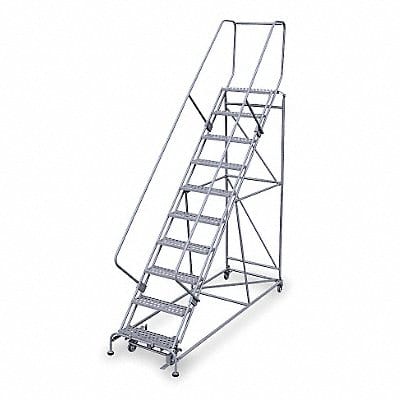 Rolling Ladder Hndrl Pltfm 100 In H