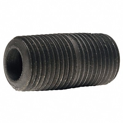 Black Close Pipe Nipple Threaded 3/4