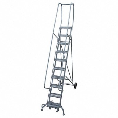 Rolling Ladder Hndrl Pltfm 100 In H