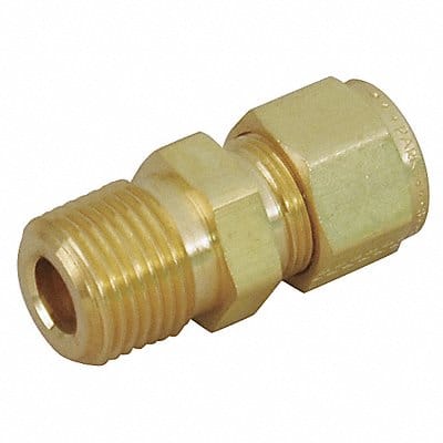 Straight Connector Brass A-LOKxM 1/8In