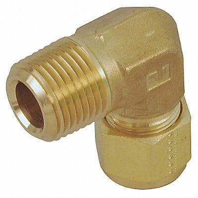 Elbow Brass A-LOKxM 3/8Inx1/2In