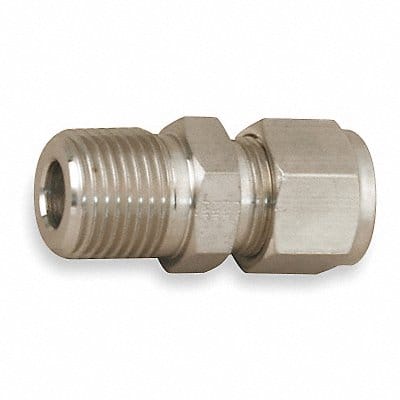 Straight Connector SS A-LOKxM 1/2Inx1In