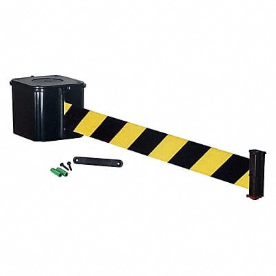 Wall Barrier 15ft Black/Yellow Belt