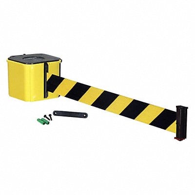 Wall Barrier 15ft Black/Yellow Belt