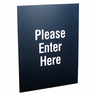 8.5x11 Sign- PLEASE ENTER HERE (DblSide)