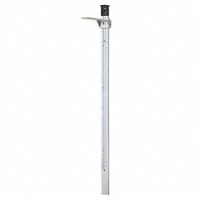 Mechanical Height Rod White Aluminum