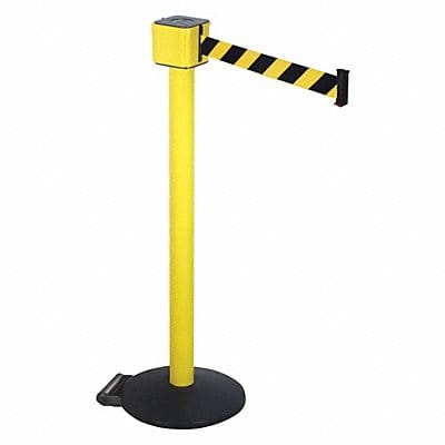 Barrier Post with Belt 40 in H 30 ft L