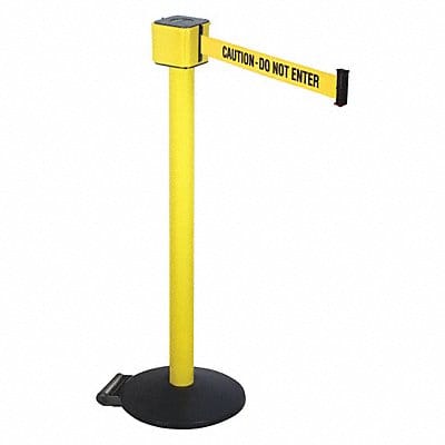 Barrier Post with Belt 40 in H 30 ft L