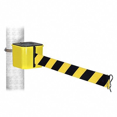 Warehouse Barrier 30ft Black/Yellow Belt