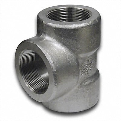 Tee 316/316L SS 2 in Pipe Size FNPT