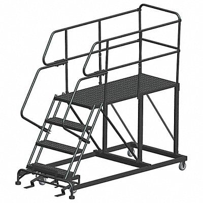 Roll Work Platform Steel Single 40 In.H