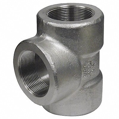 Tee 304/304L SS 1 in Pipe Size FNPT