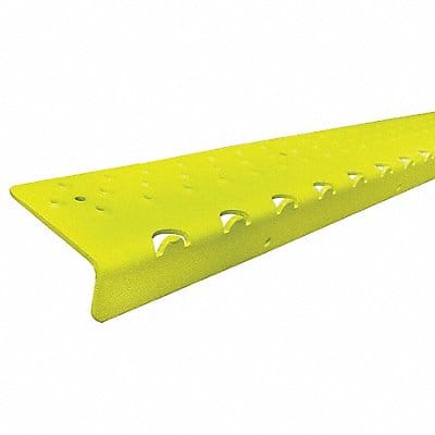 Stair Nosing Safety Ylw 48in W Aluminum