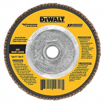 Flap Disc 4 1/2 In D Grit 24 5/8-11