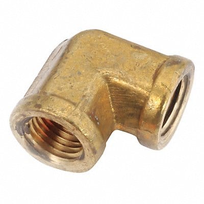 90 Elbow Brass 1/8 in Pipe Size FNPT