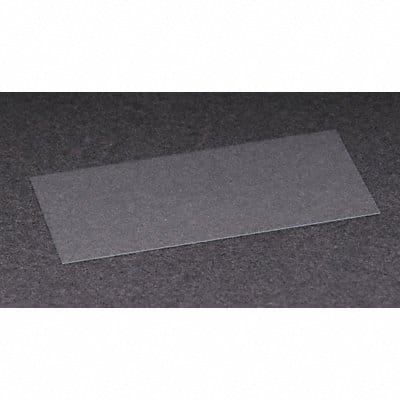 Mic Cover Glass 74 x 32 mm Clr/Wh PK65