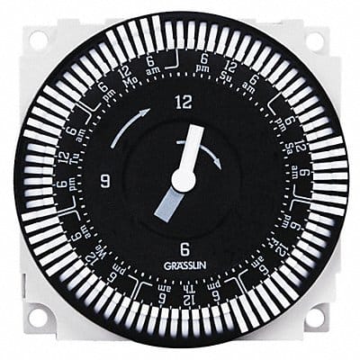 Electromechanical Timer 7-Day SPDT 21A