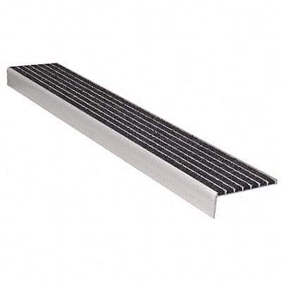 Stair Nosing Black 36in W Extruded Alum