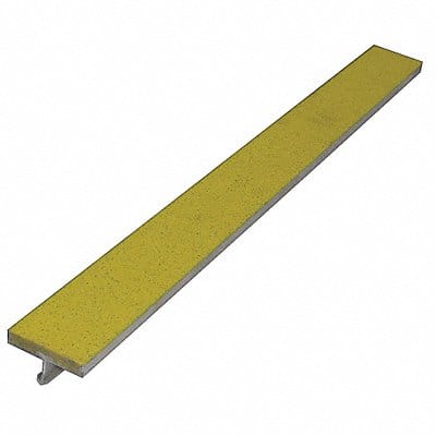 Stair Strip Yellow 36in W Extruded Alum