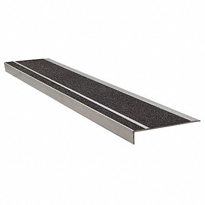 Stair Tread Black 36in W Extruded Alum