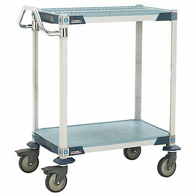 Utility Cart Microban 41x24x39 2 Shelf