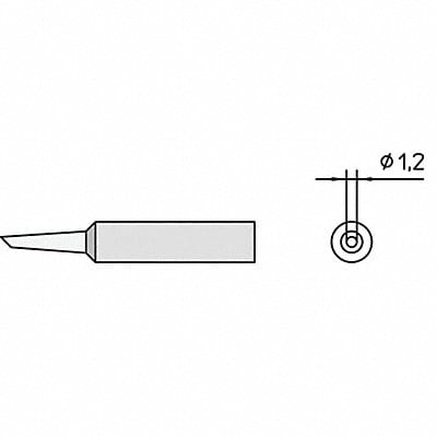 WELLER XNT Bevel Soldering Tip