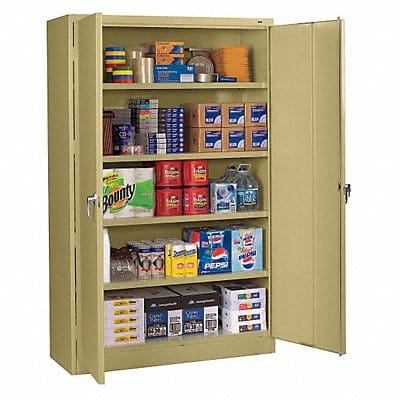 Storage Cabinet 78 x48 x24 Sand 4Shlv