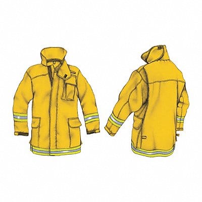 Wildland Coat Nomex Yellow M