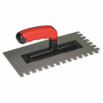 Heavy Duty Plastic Trowel 1/2 x3/8 ntch