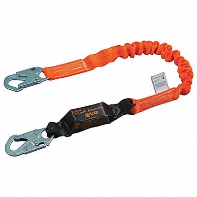 Shock-Absorbing Lanyard Orange