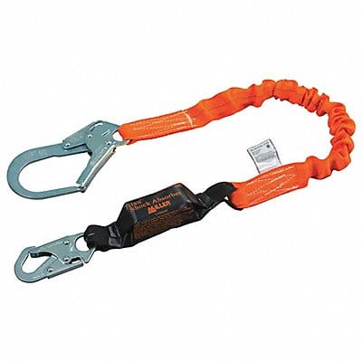 Shock-Absorbing Lanyard Orange