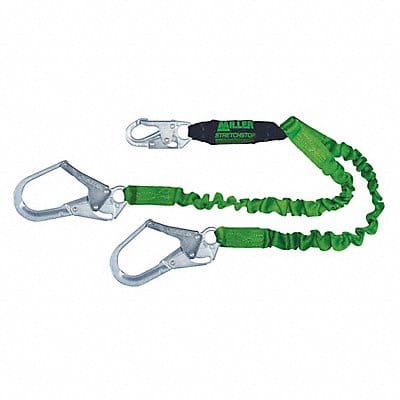 Shock-Absorbing Lanyard Green