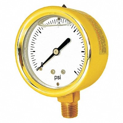 Pressure Gauge 1/4 in NPT 2-1/2 in