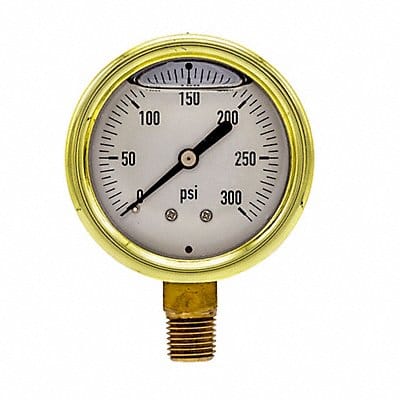 Pressure Gauge 1/4 in NPT 2-1/2 in