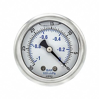 Vacuum Gauge 1/4 in NPT 2 in