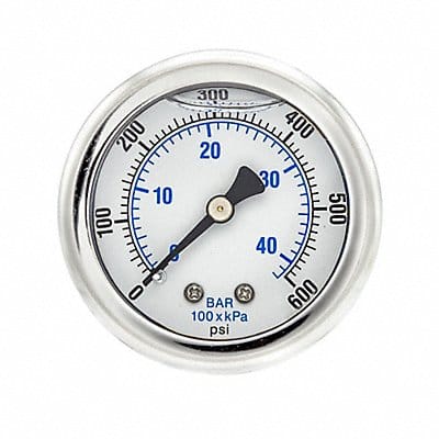 Pressure Gauge 1/4 in NPT 2 in