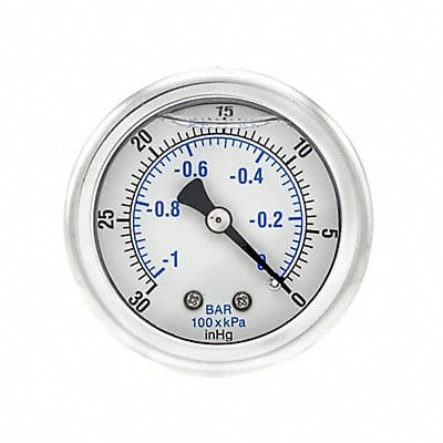 Vacuum Gauge 1/8 in NPT 2 in