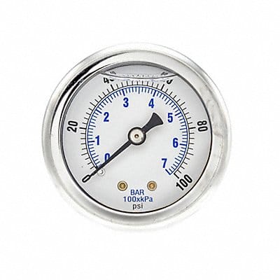 Pressure Gauge 1/8 in NPT 2 in