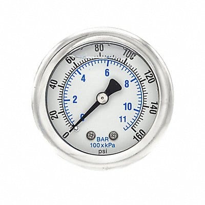 Pressure Gauge 1/8 in NPT 2 in