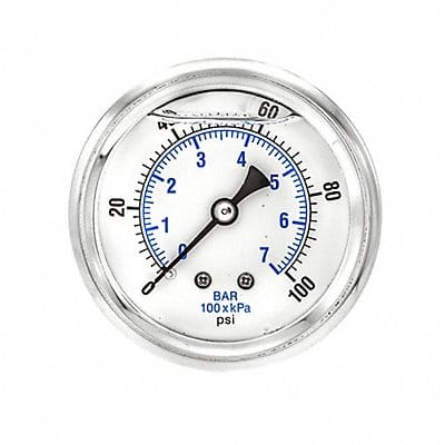 Pressure Gauge 1/4 in NPT 2-1/2 in