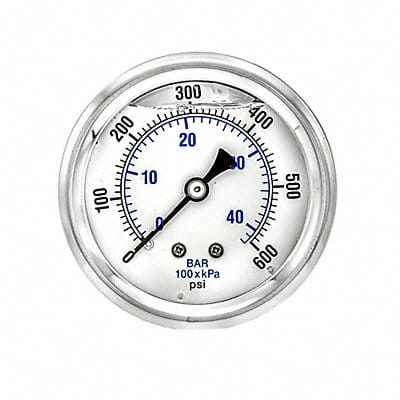 Pressure Gauge 1/4 in NPT 2-1/2 in