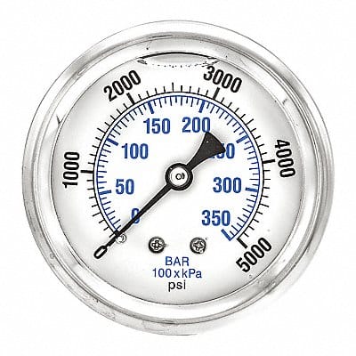 Pressure Gauge 1/4 in NPT 2-1/2 in