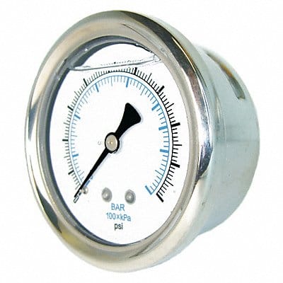 Compound Gauge 1/4 in NPT 4 in