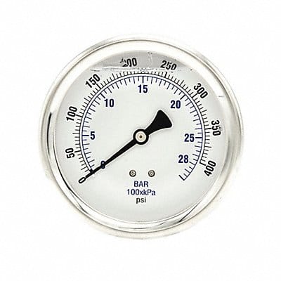 Pressure Gauge 1/4 in NPT 4 in