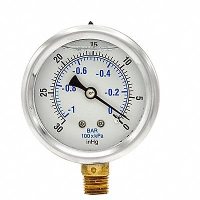 Vacuum Gauge 1/4 in NPT 2-1/2 in