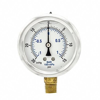 Compound Gauge 1/4 NPT 2-1/2